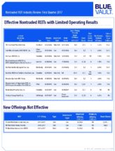 Icon of Effective Nontraded REITs With Limited Operating Results