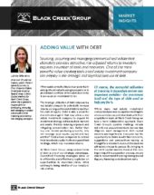 Icon of Market Insights Adding Value With Debt