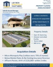 Icon of Acquisition Announcement - Stuart Florida