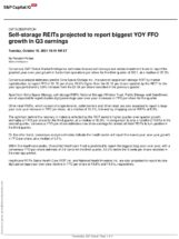 Icon of Self-storage REITs Projected To Report Biggest YOY FFO