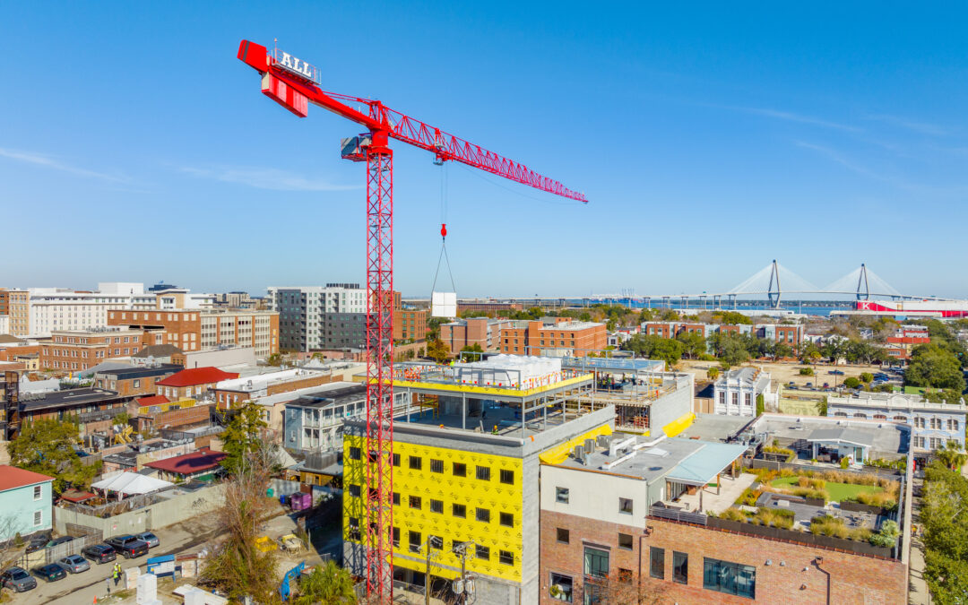 Capital Square and Method Co. Mark Construction Milestone with Topping Out of Luxury Boutique Hotel in Charleston Opportunity Zone