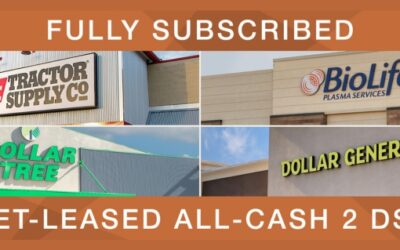 ExchangeRight’s Net-Leased All-Cash 2 DST Fully-Subscribed by Increased Demand for Its Debt-Free Offerings