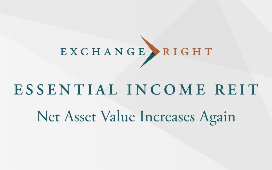 The Essential Income REIT’s Net Asset Value Increases Again