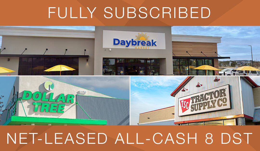 Investors Fully Subscribe Another ExchangeRight All-Cash DST Designed to Provide Strategic Exit Options