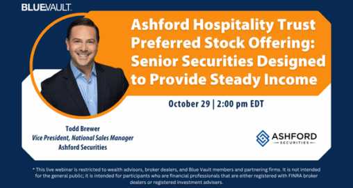 Ashford Hospitality Trust Preferred Stock Offering: Senior Securities Designed to Provide Steady Income