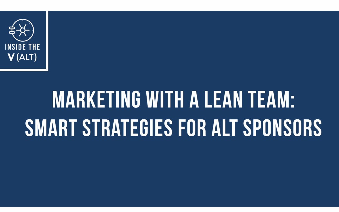 Inside the V(ALT) with Marketing Intent