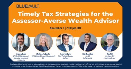 Timely Tax Strategies for the Assessor-Averse Wealth Advisor