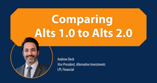 Comparing Alts 1.0 to Alts 2.0