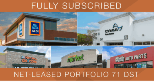 ExchangeRight Fully Subscribes $55.9M Net-Leased Portfolio 71 DST, Providing REIT Exit Optionality to Investors