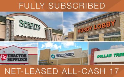ExchangeRight Announces Full Subscription of $41.9 Million Net-Leased All-Cash 17 DST