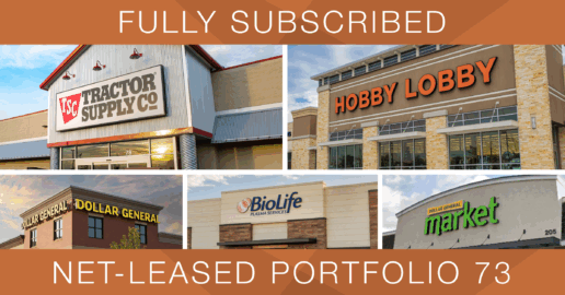 ExchangeRight Fully Subscribes $90.67 Million Net-Leased Portfolio 73 DST