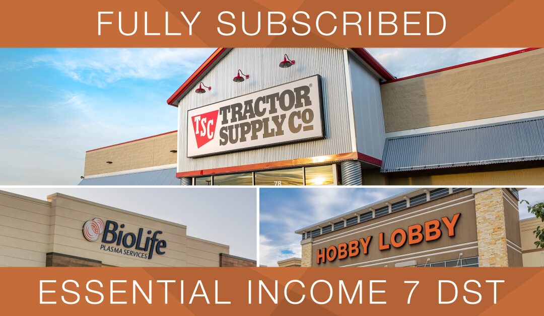 ExchangeRight Fully Subscribes $38.95 Million Essential Income 7 DST