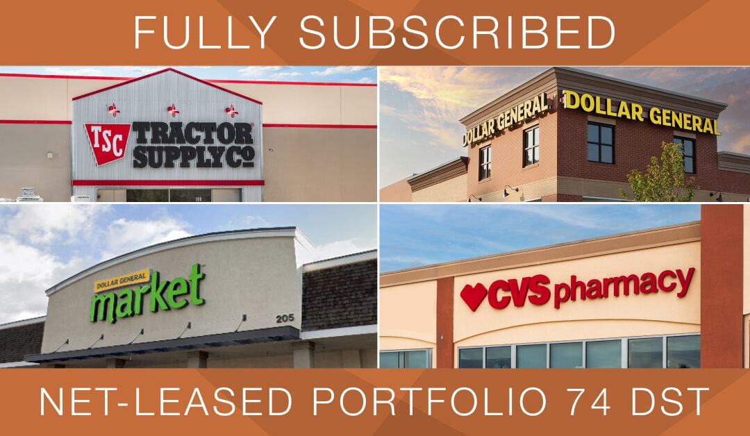 ExchangeRight Fully Subscribes $63.34 Million Net-Leased Portfolio 74 DST